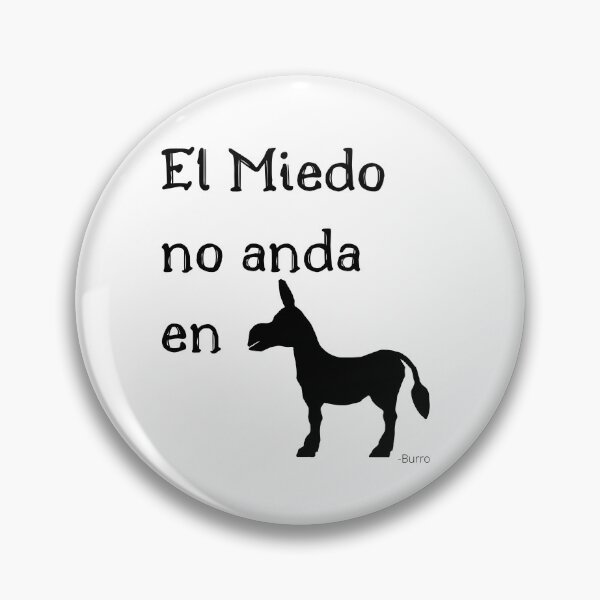 Item preview, El miedo no anda en burro. designed and sold by Veronica Sanchez.