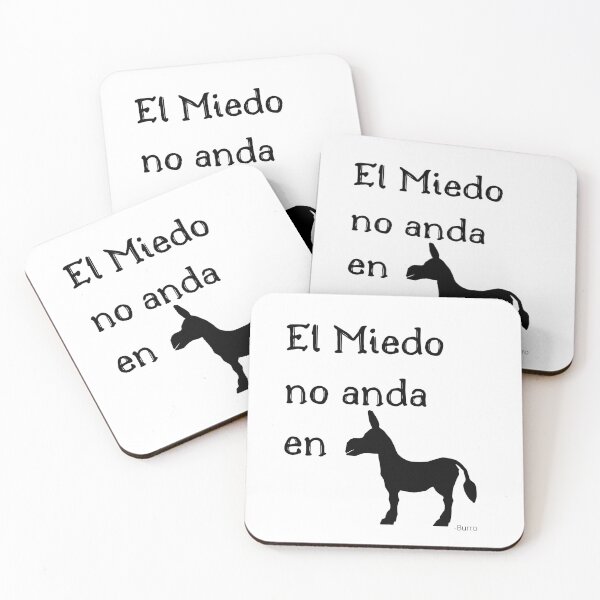 Item preview, El miedo no anda en burro. designed and sold by Veronica Sanchez.