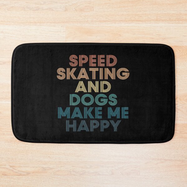 Item preview, Speed skating And Dogs Make Me Happy- Gift for Speed skating & Dogs Fans designed and sold by kindxinn.
