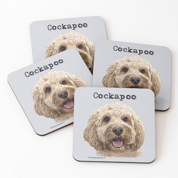 Item preview, Apricot Cockapoo Dog  designed and sold by Happy Dog Doodles.