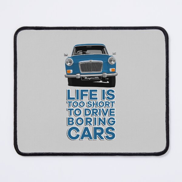 Item preview, Life is too short to drive boring cars - MG Magnette MK3 - blue designed and sold by knappidesign.