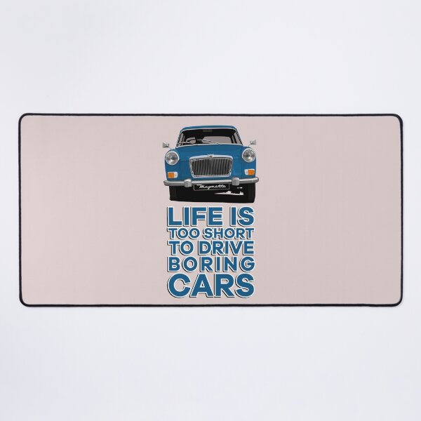 Item preview, Life is too short to drive boring cars - MG Magnette MK3 - blue designed and sold by knappidesign.