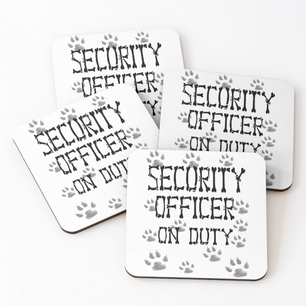 Item preview, Security Officer On Duty - Dog designed and sold by CoolestStore.