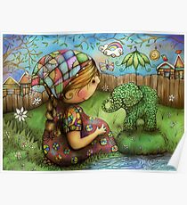 There's an Elephant in my Garden Poster