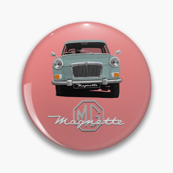 Item preview, MG Magnette Mark IV -  cornering in smoke gray designed and sold by knappidesign.