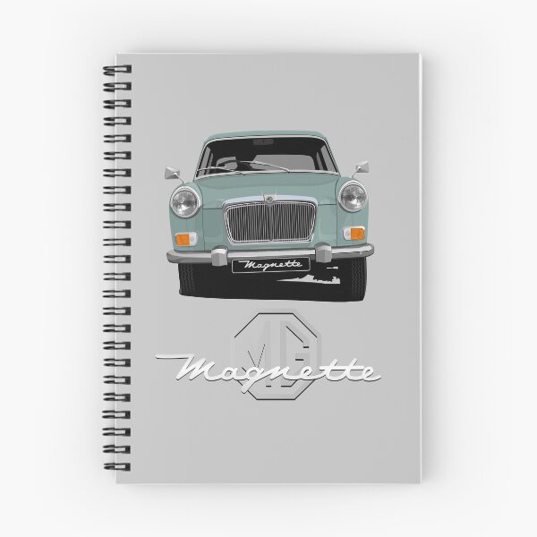 Item preview, MG Magnette Mark IV -  cornering in smoke gray designed and sold by knappidesign.