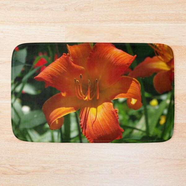 Item preview, Fiery Daylily Flower - Hemerocallis 'Coleman Hawkins' designed and sold by rvjames.