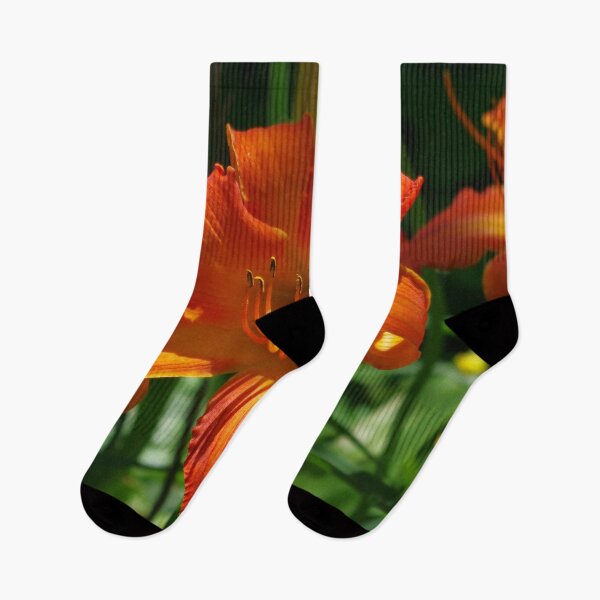 Item preview, Fiery Daylily Flower - Hemerocallis 'Coleman Hawkins' designed and sold by rvjames.