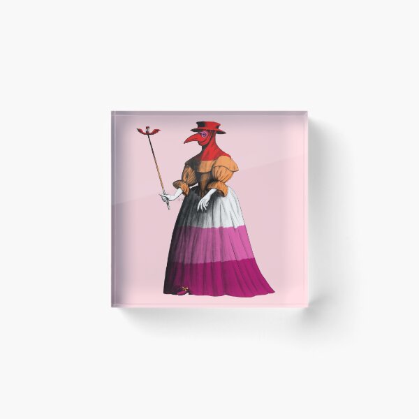 Item preview, Lady Plague Doctor (lesbian pride flag) designed and sold by Alex Tal.