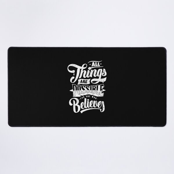 Item preview, JESUS BLESSED ALL THINGS ARE POSSIBLE FOR ONE WHO BELIEVER designed and sold by Super3.