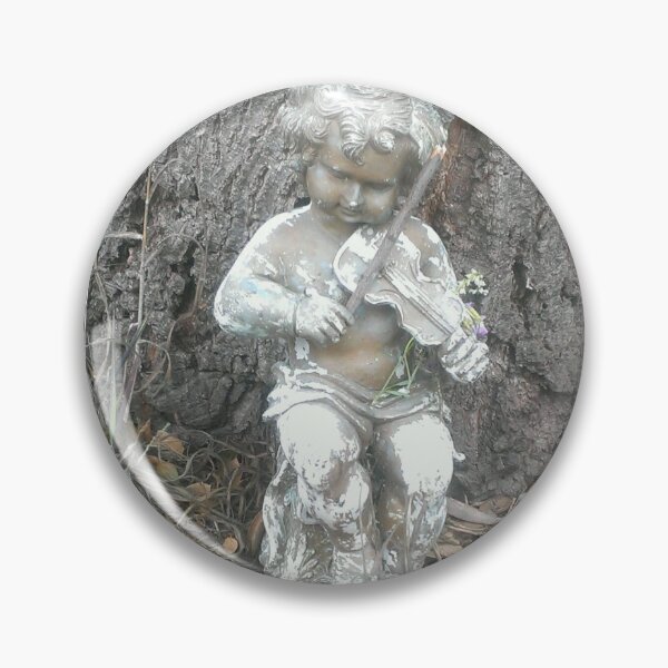 Item preview, Cherub playing violin in the forest designed and sold by hoyart2you.