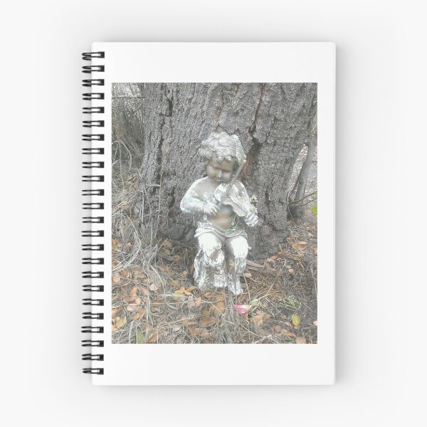 Item preview, Cherub playing violin in the forest designed and sold by hoyart2you.
