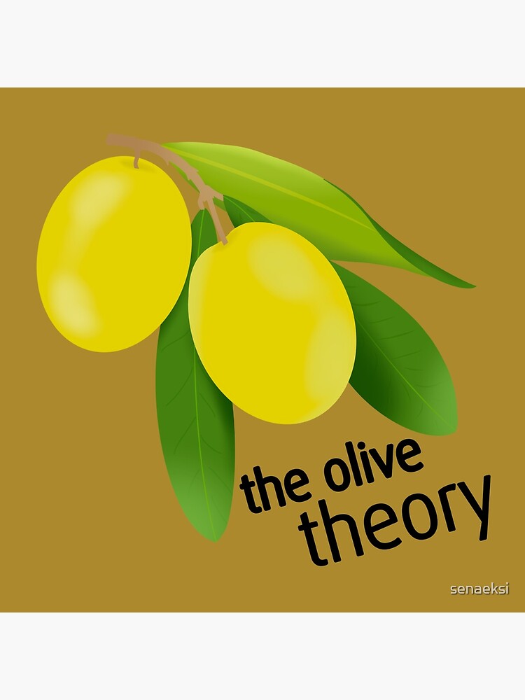 "The Olive Theory of Barney Himym" Poster for Sale by senaeksi Redbubble