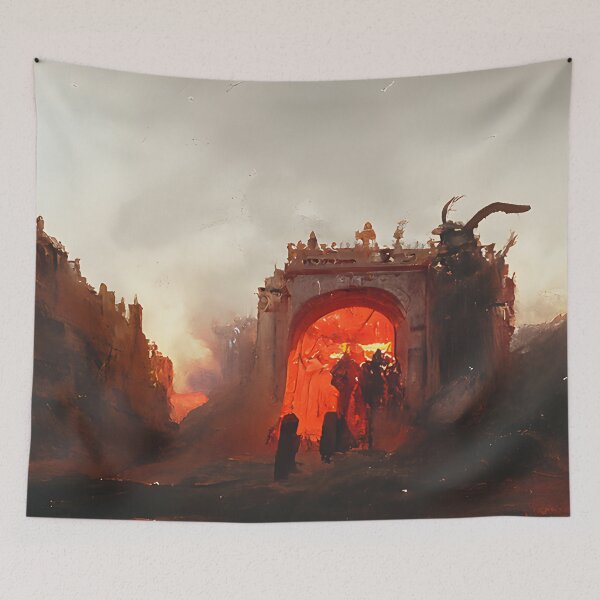 Item preview, Leaving the Gates of Hell Open designed and sold by BizarreTherapy.