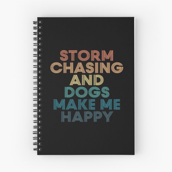 Item preview, Storm Chasing And Dogs Make Me Happy- Gift for Storm Chasing & Dogs Fans designed and sold by kindxinn.