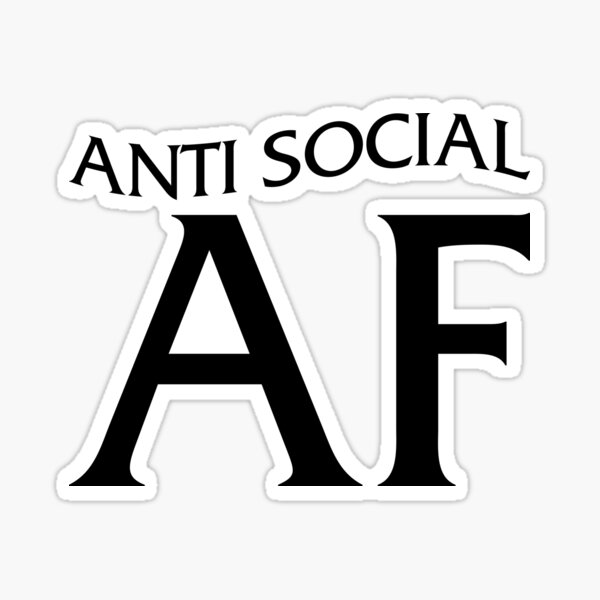 Antisocial Social Club Stickers | Redbubble