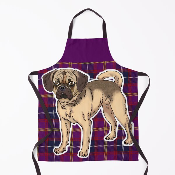 Item preview, Puggle on Tartan designed and sold by FivePugs.