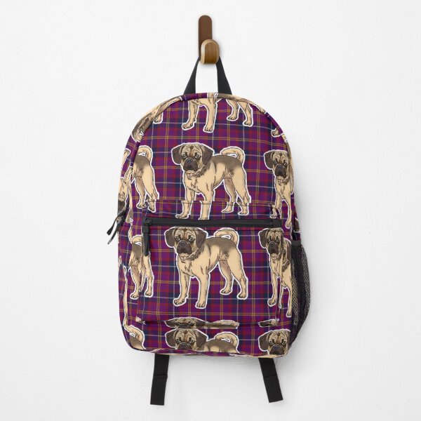 Item preview, Puggle on Tartan designed and sold by FivePugs.