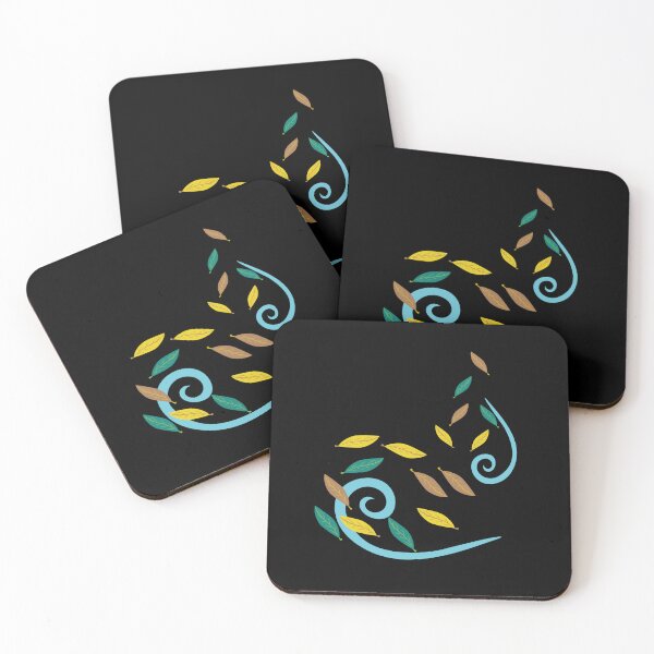 Item preview, Design of a swirl of colorful leaves flying through the air in autumn designed and sold by Martapp.