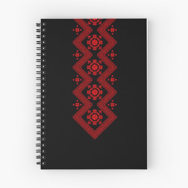 Item preview, Ukrainian Ornaments, ukrainian vyshyvanka ornament | European Ukrainian Ladies Embroidery Floral Design Red Black Flowers Ukrainian Souvenir For Her designed and sold by GaliaTati.