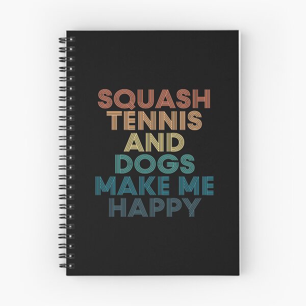 Item preview, Squash tennis And Dogs Make Me Happy- Gift for Squash tennis & Dogs Fans designed and sold by kindxinn.