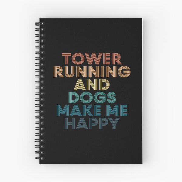 Item preview, Tower running And Dogs Make Me Happy- Gift for Tower running & Dogs Fans designed and sold by kindxinn.