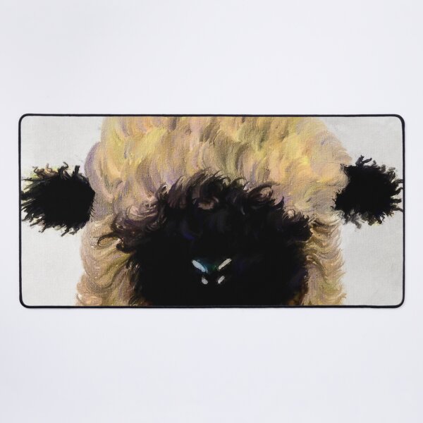 Item preview, Swiss Valais Blacknose Sheep, Cute farm animal, Walliser Schwarznasenschaf, Fluffy sheep designed and sold by Paintcorner.