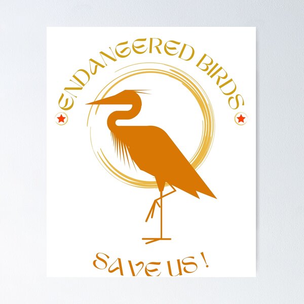 Item preview,  Endangered  Birds designed and sold by yassooarts.