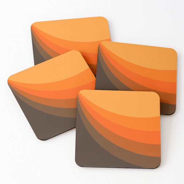 Artikelvorschau, Braune und orange Retro-Sonnenstrahlen entworfen und verkauft von BattaAnastasia.