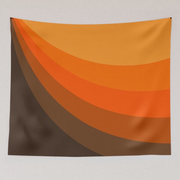 Item preview, Brown and orange retro sun rays designed and sold by BattaAnastasia.