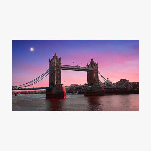 Item preview, Tower Bridge with stunning Skys designed and sold by Ann Biddlecombe.