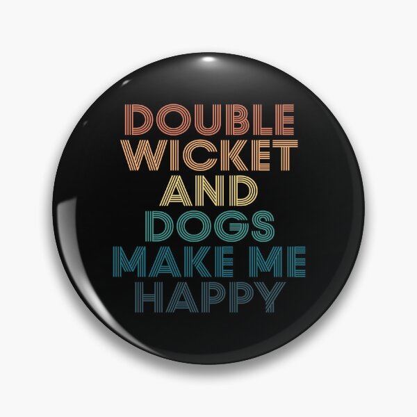 Item preview, Double wicket And Dogs Make Me Happy- Gift for Double wicket & Dogs Fans designed and sold by kindxinn.