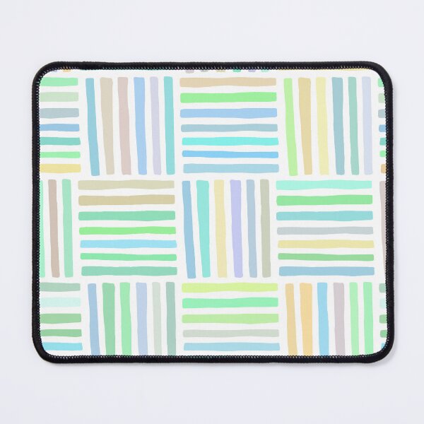 Item preview, Abstract Geometric 08 (Bright Candy Colored Stripe Design) designed and sold by ToluaPrints.