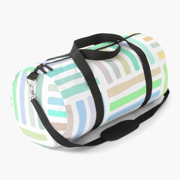 Item preview, Abstract Geometric 08 (Bright Candy Colored Stripe Design) designed and sold by ToluaPrints.