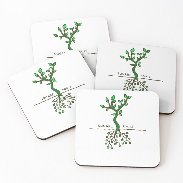 Item preview, Square Roots Math Joke Data Pun designed and sold by RMHTees.
