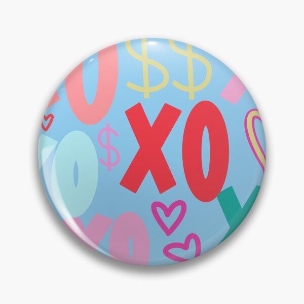 Item preview, preppy xoxo art print designed and sold by elizabethpivec.