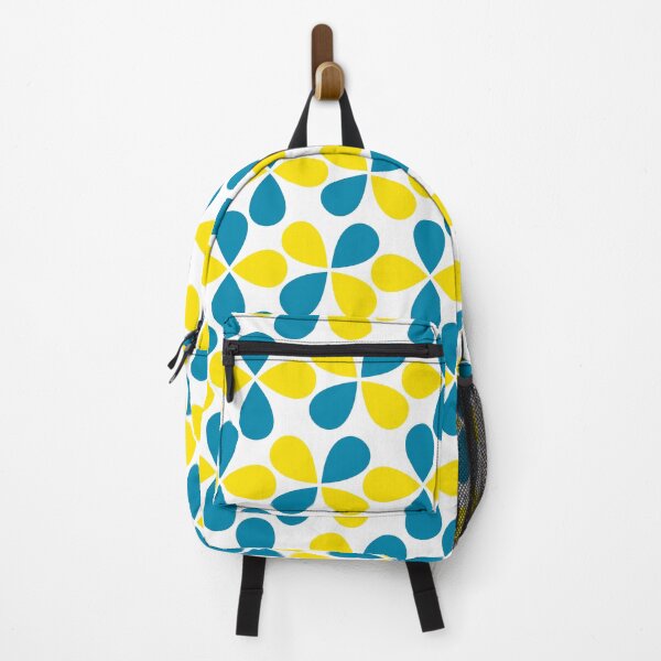Item preview, Abstract Geometric 09 (Bold Blue and Yellow Design Print) designed and sold by ToluaPrints.