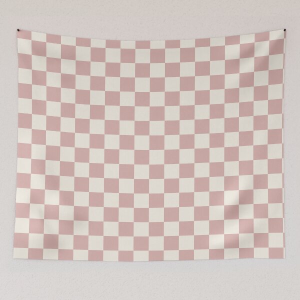 Item preview, Blush Rose and Cream Checkers by Brittanylane designed and sold by Brittany Lane Allen.