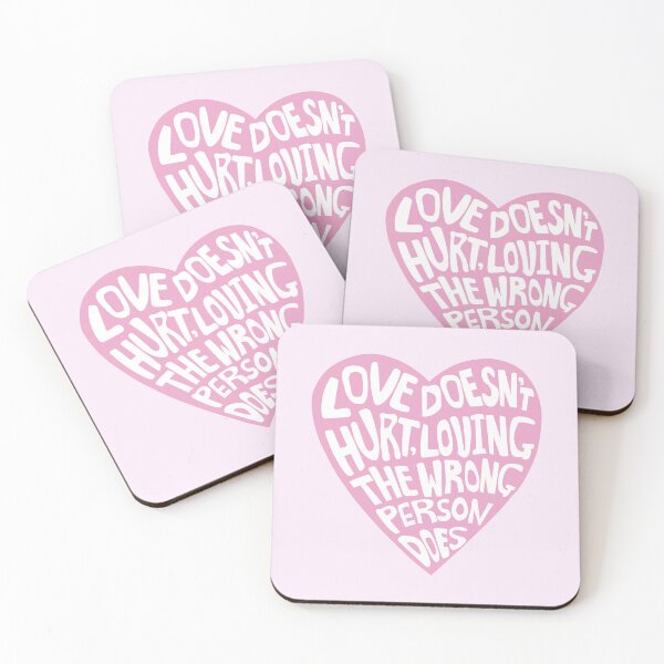 Item preview, Love Doesn't Hurt, Loving The Wrong Person Does designed and sold by bolimj.