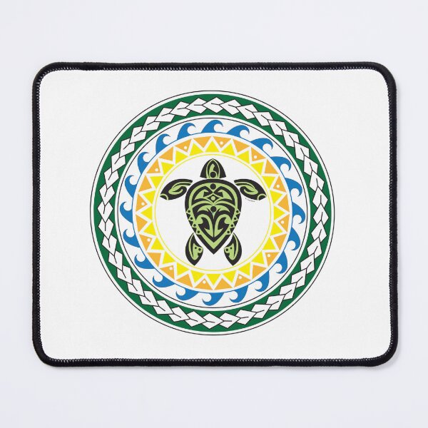 Item preview, Tribal Turtle Tattoo Mandala designed and sold by srwdesign.