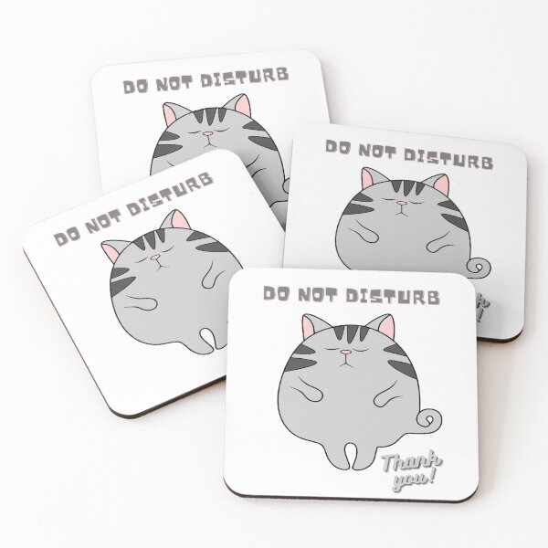 Item preview, Do Not Disturb Thank you - Cat designed and sold by CoolestStore.
