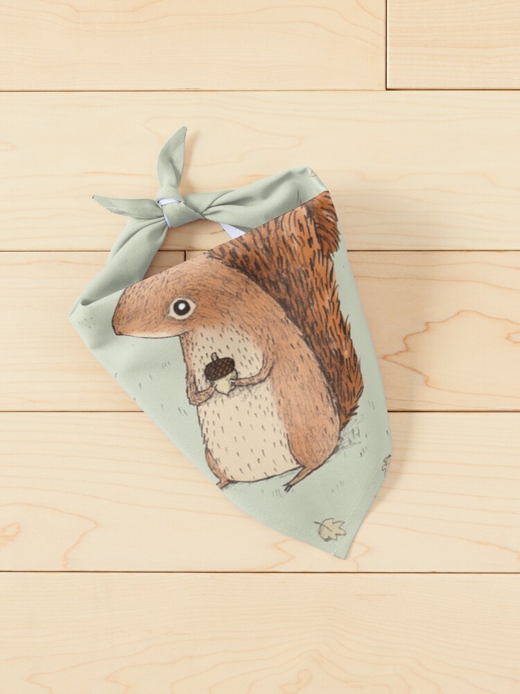 Thumbnail 2 of 6, Pet Bandana, Sarah the Squirrel designed and sold by Sophie Corrigan.