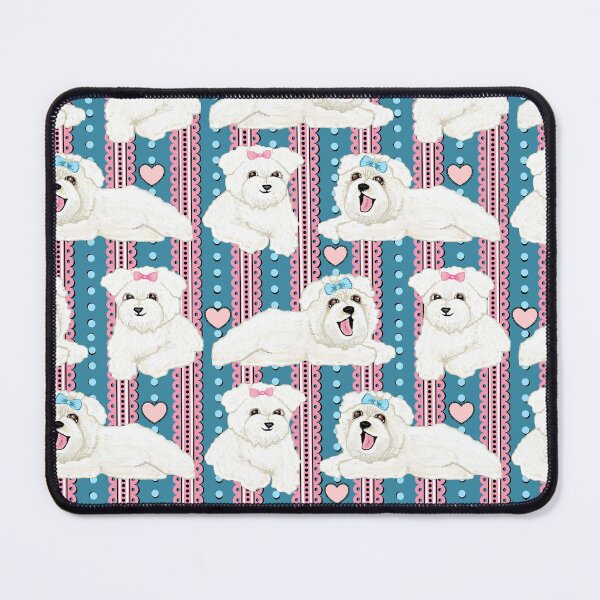 Item preview, Bolognese dogs and puppies designed and sold by MagentaRose.