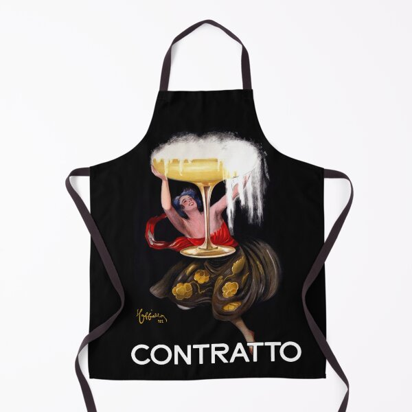 Item preview, Leonetto Cappiello Contratto Sparkling Wine 1922 Vintage Italian Fortified Spirit Drink Ad Italy Bottle designed and sold by TeeARTHY.