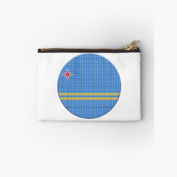 Item preview, Aruba Flag Rounded - Squares Pixel  designed and sold by MoonElite.