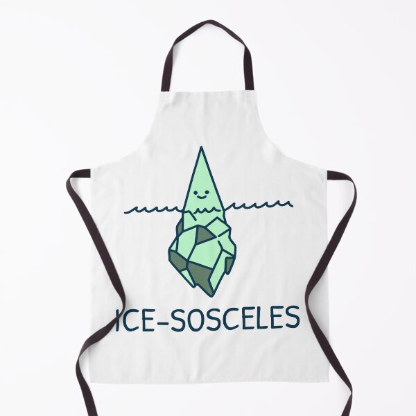 Item preview, Ice-Sosceles Math Pun like an Iceberg designed and sold by RMHTees.