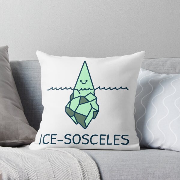 Item preview, Ice-Sosceles Math Pun like an Iceberg designed and sold by RMHTees.