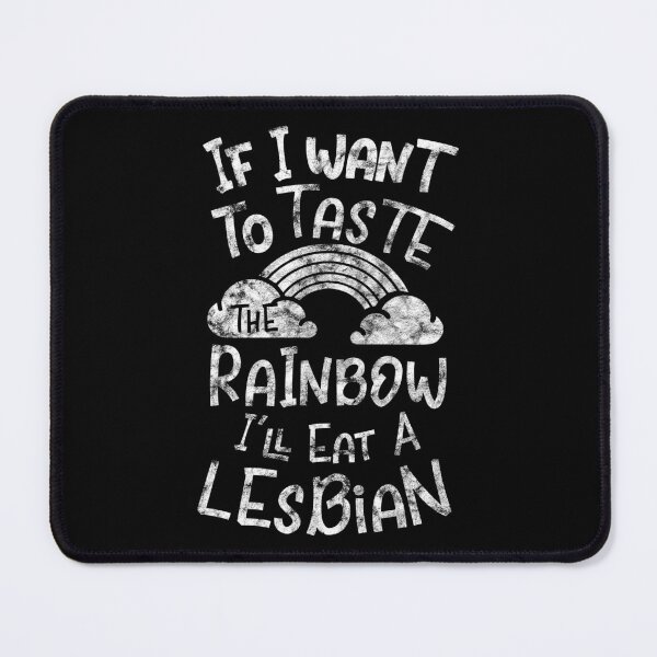 Item preview, LGBT Gay Pride Lesbian If I want to taste the rainbow I'll eat a Lesbian grunge white designed and sold by haselshirt.