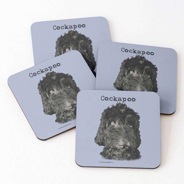 Item preview, Black Cockapoo Dog designed and sold by Happy Dog Doodles.