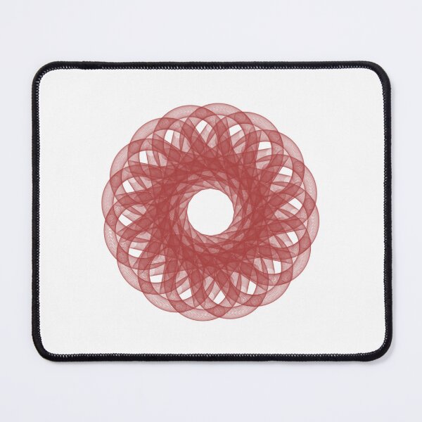 Item preview, Mandala of red circles, rosette designed and sold by Meo Design.